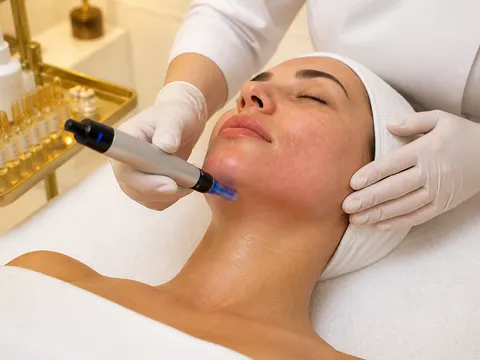 Micro-infusie behandeling van de huid